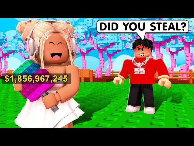 Stealing My Boyfriends RAREST Fruits In Grow A Garden!