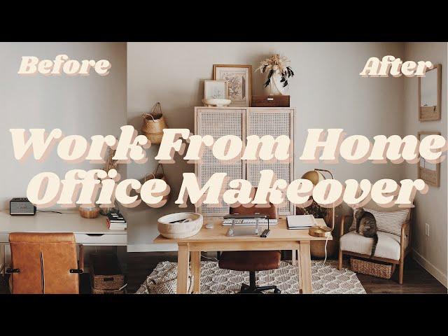 Home Office Makeover | Work From Home Office Apartment Edition | Hey Hannah Lee