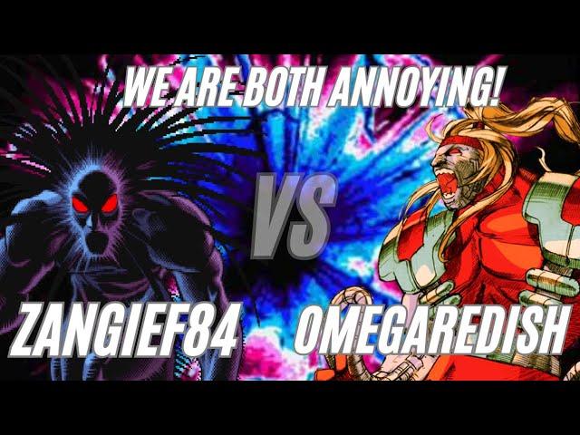 MvC2: Zangief84 vs Omegaredish - Using Both Annoying Teams and Characters! [PC/Steam/Ranked]