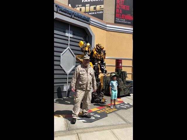 #大黃蜂#transformer #movie# universal studio #yellow bee #universal studio #環球影城#travelvlog