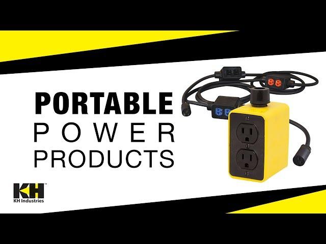 Portable Power Products | Heavy Duty Plugs, Connectors, Power Stringers & Outlet Boxes