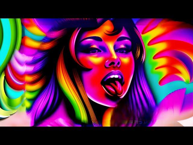 Progressive Psytrance - Electric Samurai mix 2024 (AI Graphic Visuals)