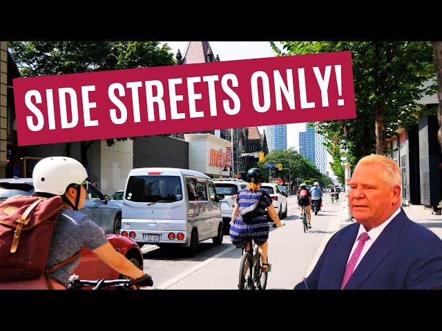 Just Put Bike Lanes on Side Streets?