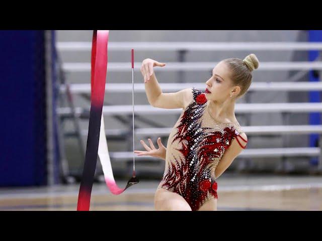 Holiday Cup 2021 Rhythmic Gymnastics - Level 9, Ribbon