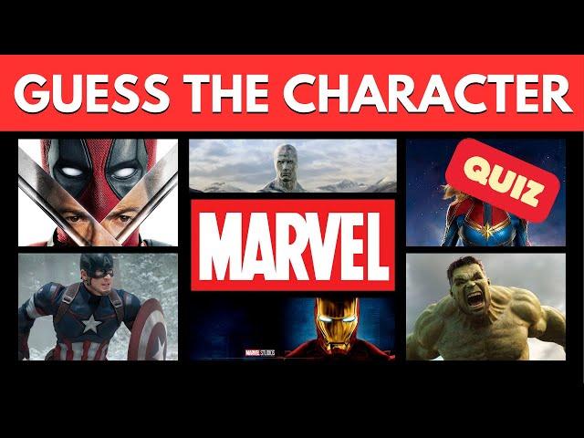 How Many Marvel Character Can You Guess? | ‍️ 50 Character Marvel Quiz |