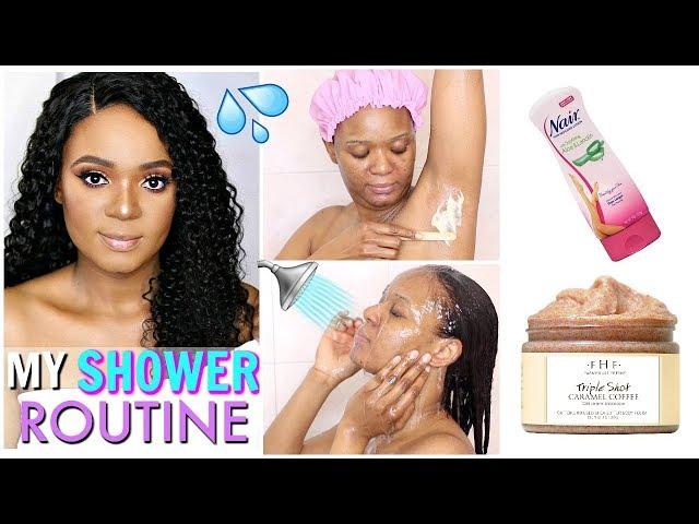 MY REALISTIC SHOWER ROUTINE -  HAIR TO TOE HYGIENE CARE | OMABELLETV