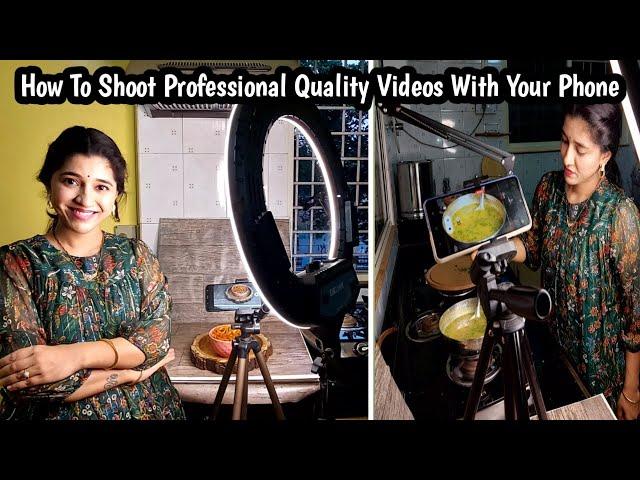 How I Shoot My Cooking Videos With Mobile  ll मी माझे रेसीपी वीडियो कसे शूट करते ll