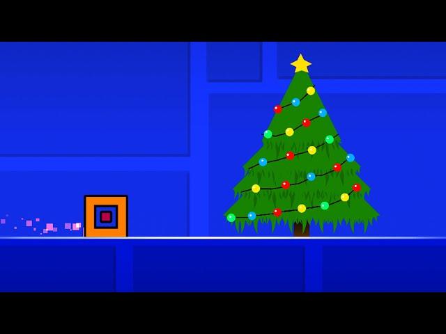 Я попросил игроков построить новогодний уровень в Geometry Dash