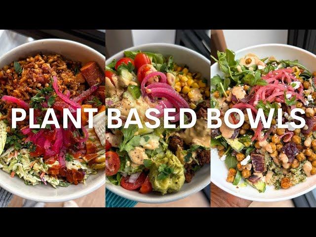 Easy and Delicious Plant Based Bowl Ideas | Healthy & Flavorful