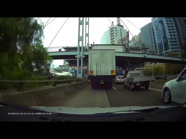 Truck road rage