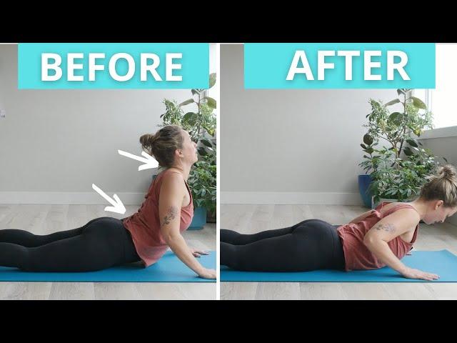 Yoga for Low Back Pain Relief: Cobra Pose without Pain