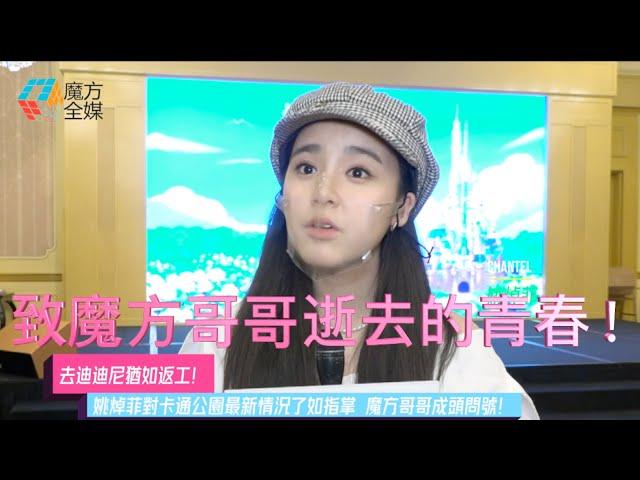 【去迪迪尼猶如返工】姚焯菲對卡通公園最新情況了如指掌 魔方哥哥成頭問號！