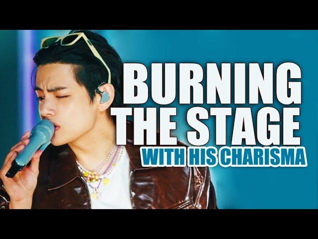 Kim Taehyung burning the stage with his charisma (BTS V best fancams compilation)