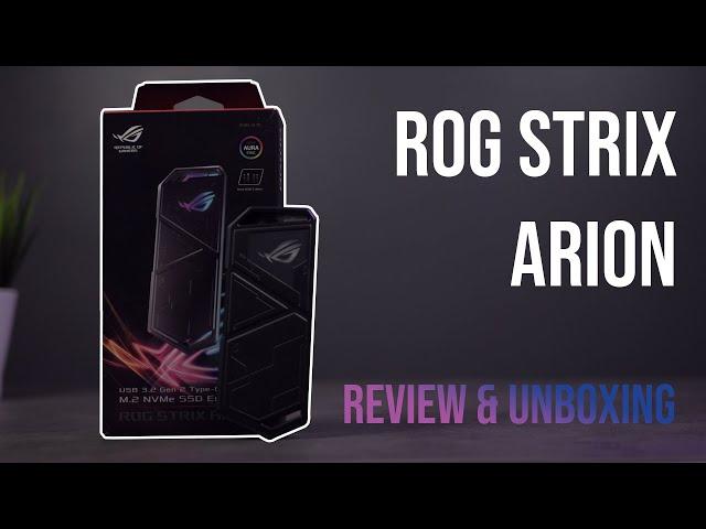 ROG Strix Arion Review and Unboxing | Best portable SSD ?!?!