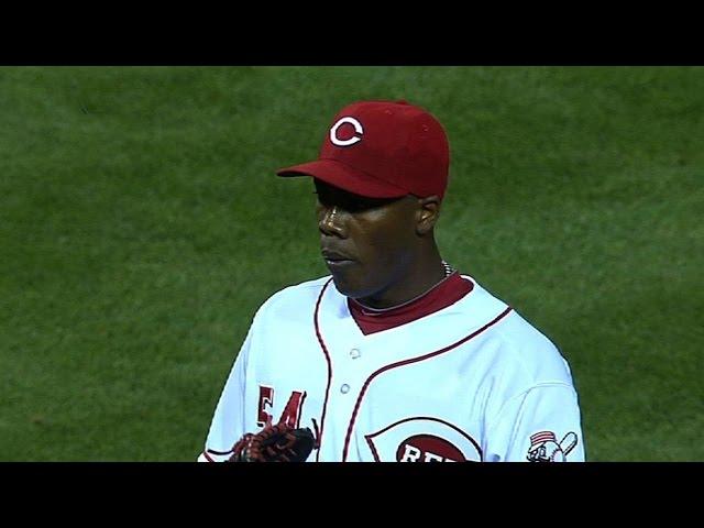 Chapman hits 106 MPH in relief appearance