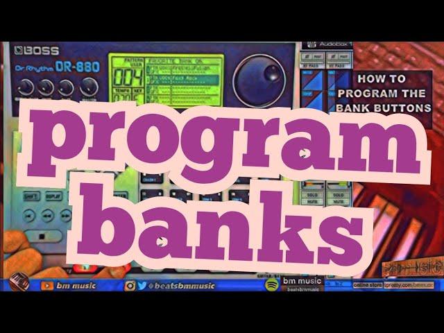 How to program Banks and Favorites on DR880