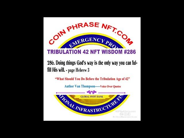 TRIBULATION 42 NFT WISDOM #286