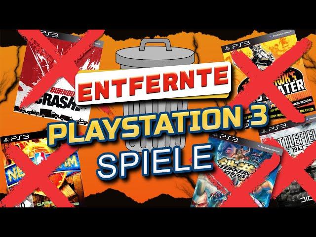 Diese PS3 Spiele wurden für immer gelöscht