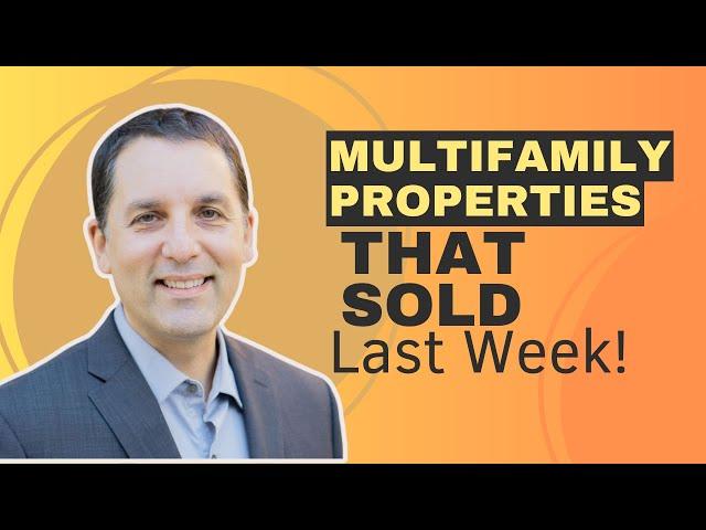 Last Week's Multifamily Sales | See what's sitting and what's selling!