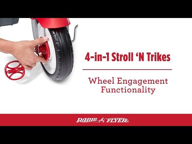 4 in 1 Trikes: Wheel Engagement Functionality