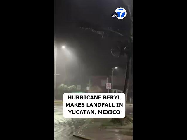 Hurricane Beryl slams into Mexico's coast; 11 dead across Caribbean