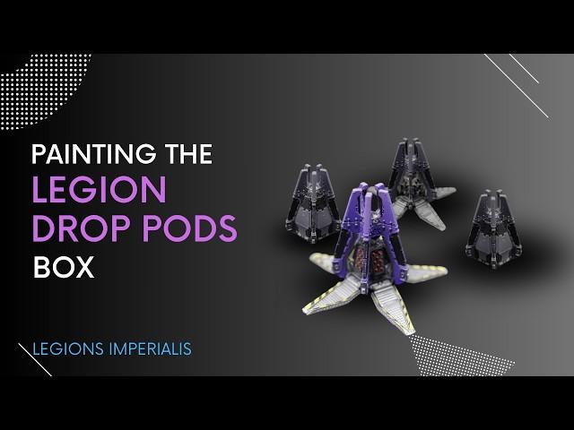 Building and Painting Drop Pods! | Are They Worth It? | Legions Imperialis