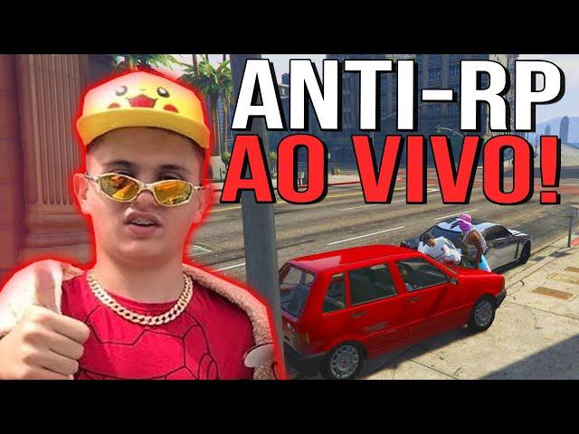 Paulinho o LOKO AO VIVOO no GTA ANTI RP 