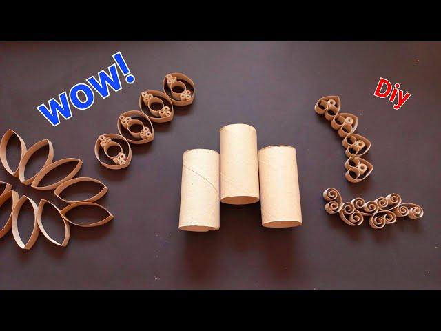 Wow! look what I did with beads and toilet paper rolls - diy