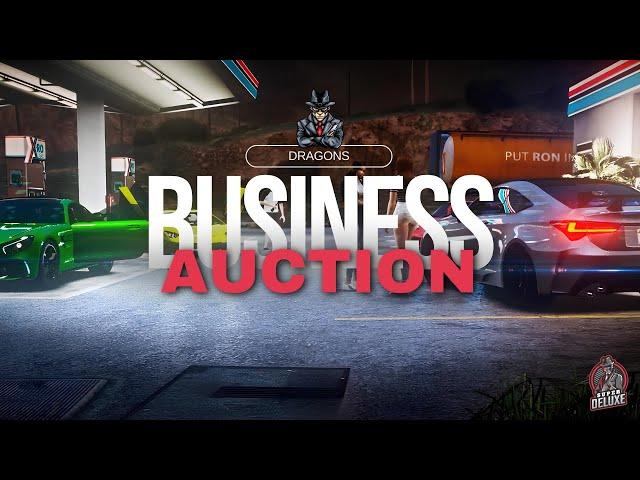 Super Deluxe | 1st Business Auction | Dragons Gang | GTAV RP Gameplay... STR is on live...