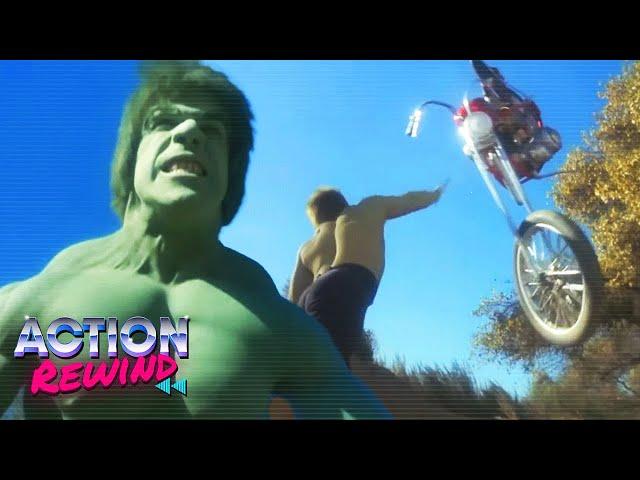 Hulk Destroys a Biker Gang | The Incredible Hulk | Action Rewind