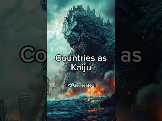 Ai Draws Countries as Kaiju!