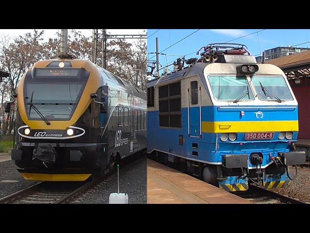 Vlaky Praha hlavní nádraží - 22.4.2016 / Trains at Prague Main Station