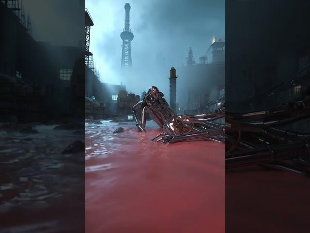 The machines are uprising. AI Sci FI using Runway Gen 4 #AIart #future #runway #robot