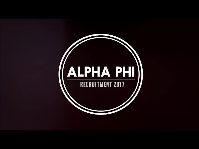 UW Alpha Phi Recruitment 2017 Preview