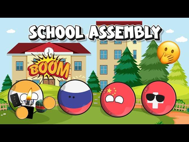 Countries School assembly|[Funny and Intersting] #countryballs #worldprovinces