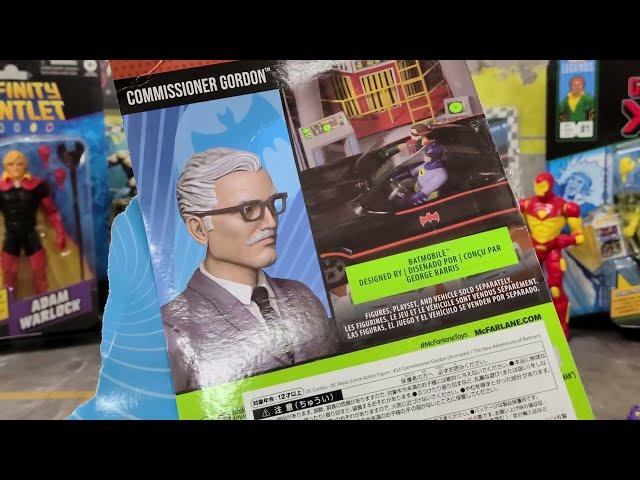 McFarlane Toys The New Adventures of Batman Commissioner Gordon - Unboxing and Review