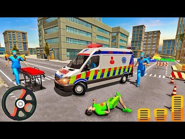 Real Ambulance Rescue Simulator Driving 3D - City Ambulance Gameplay In Android 2025