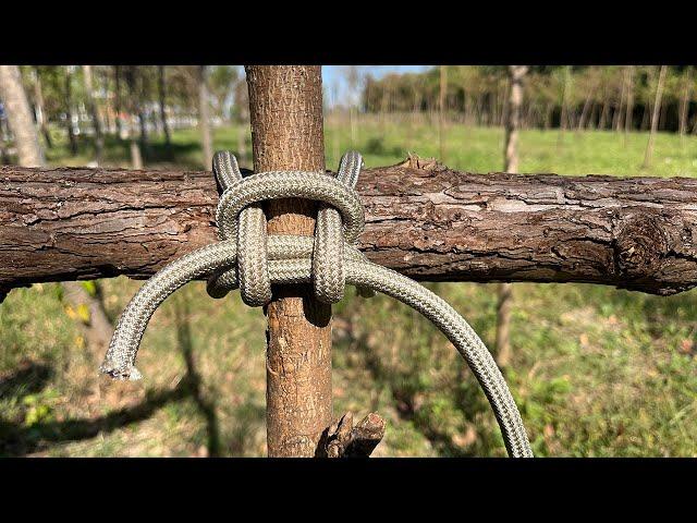 A simple tension knots in life..but very useful! [Woodland zip tie]