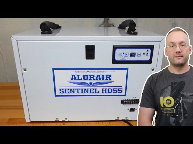 ALORAIR SENTINEL HD55 Dehumidifier Install, Wattmeter and Extra Features