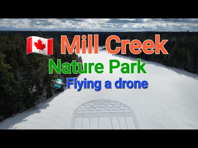 DRONE TOUR. Mill Creek Nature Park. Riverview New Brunswick.[ A.Kharchenko 02.2024] #canada #dji