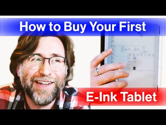 What it is like Trying an E Ink Tablet for the First Time!