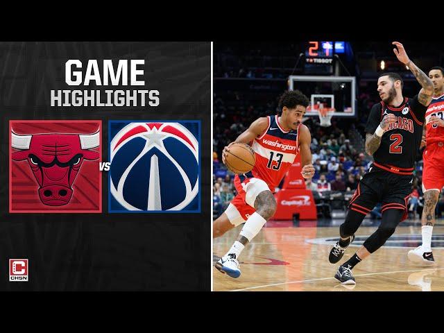 Chicago Bulls vs. Washington Wizards - Full Game Highlights | CHSN Chicago Bulls