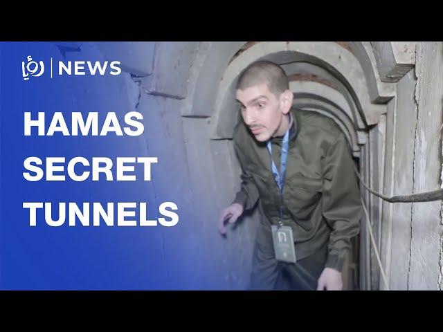 Behind-the-scenes footage of where Hamas held “Israeli” captives in Gaza