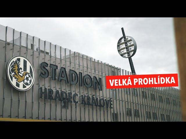 Nový stadion v Hradci Králové. Velká prohlídka s jeho architektem