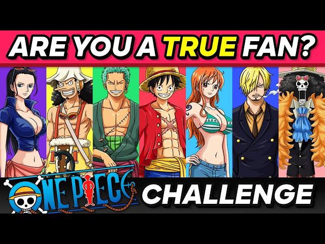 THE ULTIMATE One Piece QUIZ: Are You a True Fan?  Anime Game ‍️