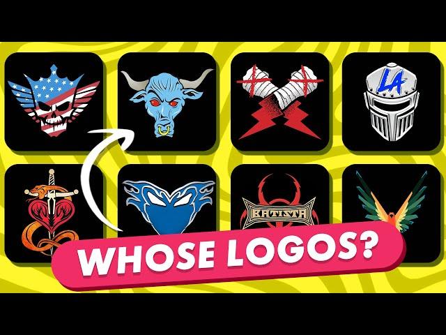 ARE YOU ABLE TO GUESS THE WWE WRESTLER BY LOGO | WWE TRIVIA & QUIZ CHALLENGE 