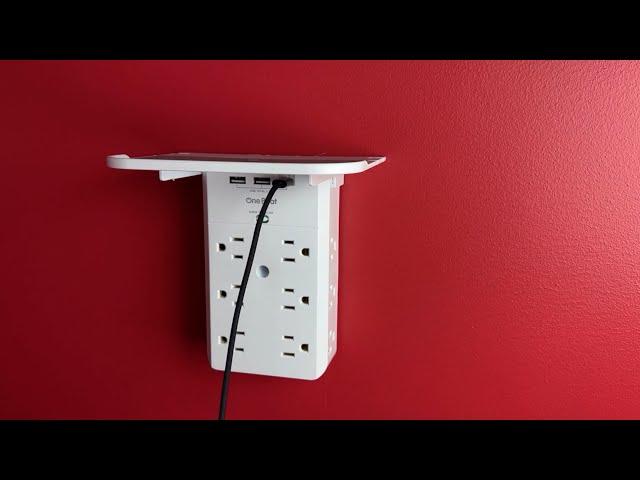 Wall Outlet Extender with 12 AC Outlets & USB Ports Review