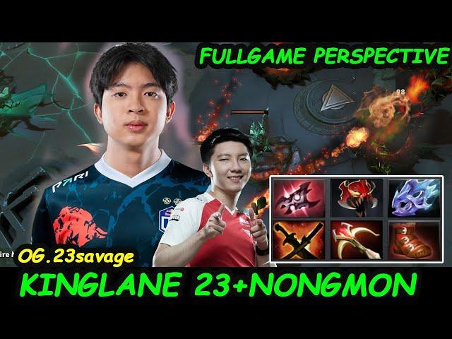 OG.23savage DK Carry Feat Whitemon Kinglane Perspective FULLGAME Dota 2