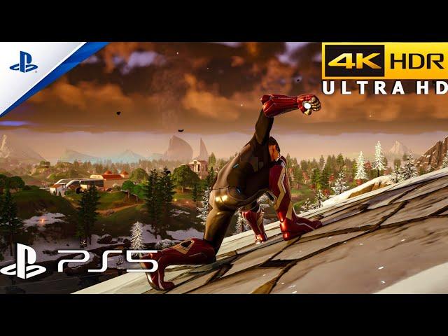 Fortnite (PS5) 4K 60FPS HDR Gameplay (Tony Stark)