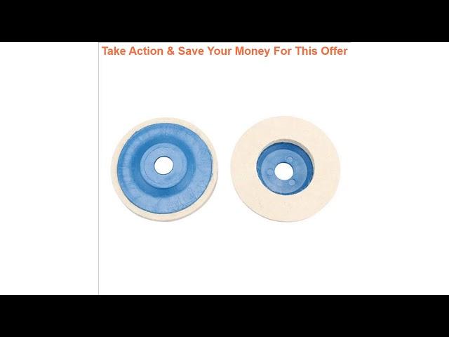 Review 1/3pcs 4 Inch Wool Polishing Pads Buffing Angle Grinder Wheel Felt Polishing Disc Pad Set fo